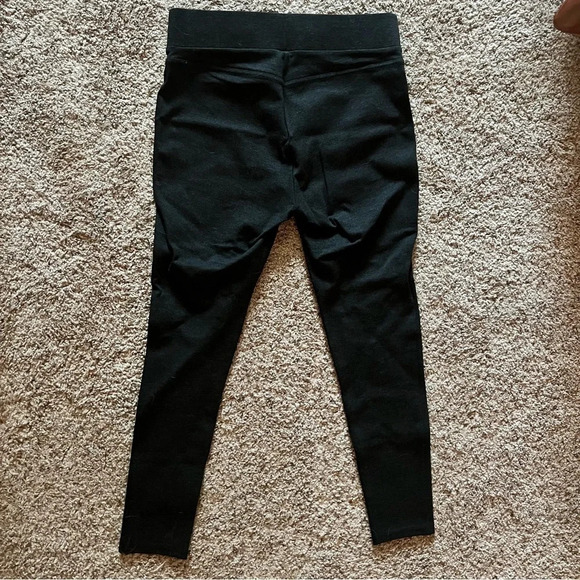 Loft gray/black women’s petite leggings, size M - Picture 2 of 3